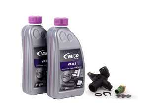 ES#2602886 - 06B121132EKT - Cooling Flange Replacement Kit - With Coolant - Cure the common coolant leak coming from the back of your engine compartment - Assembled By ECS - Audi