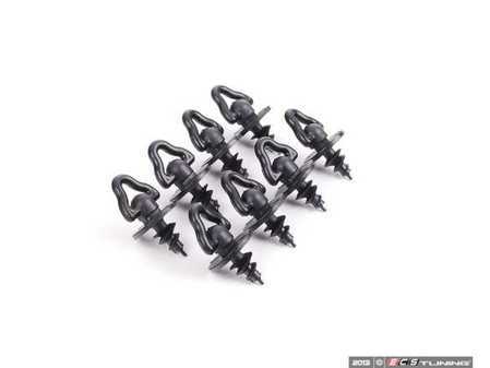 ES#195533 - 82111466958 - Floor Mat Securing Hardware - (NO LONGER AVAILABLE) - Provides enough hardware to do two floor mats. 8 pieces included - Genuine BMW - 