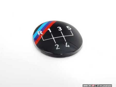 ES#215917 - 25111221612 - Emblem Adhered - M 5 speed gear emblem - Genuine BMW - BMW