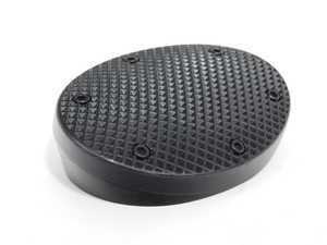 ES#63437 - 35211490915 - Oval Brake Pedal Pad - Black - Replace your worn foot pad, automatic transmissions - Genuine MINI - MINI
