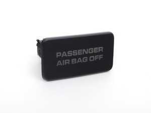 ES#1507165 - 99764116501A05 - Air Bag Indicator Light - Matte Black - Located in the center console, between the shifter and the ash tray - Genuine Porsche - Porsche