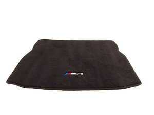 ES#194772 - 82110136308 - E46 M3 M3 Embroidered Luggage Compartment Mat (Anthracite) Black - (NO LONGER AVAILABLE) - Freshen up your trunk with new carpet - Genuine BMW - 