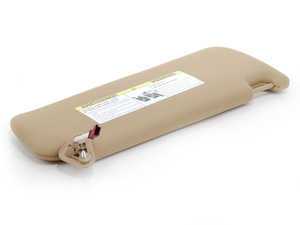 ES#82635 - 51166981699 - Beige Sun Visor - Left - Cloth - Genuine BMW - BMW