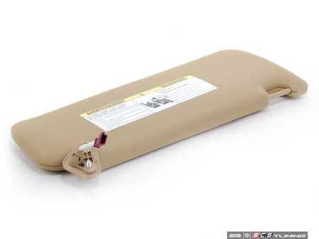 ES#82635 - 51166981699 - Beige Sun Visor - Left - Cloth - Genuine BMW - BMW