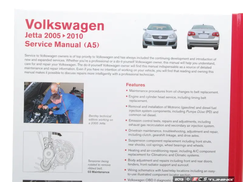 Bentley - VJ10 - VW MKV Jetta (05-10) Service Manual