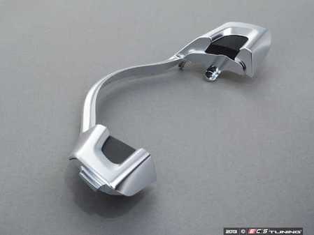 ES#2553990 - 5K0419685C3Q7 - Steering Wheel Trim - Aluminum - Trim for vehicles without multifunction steering wheels. - Genuine Volkswagen Audi - Volkswagen