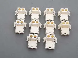 White Plug Housing - Pack Of 10
