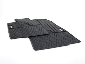 ES#2530913 - 51472243920 - Cooper "S" Logo Front Rubber Factory Floor Mats Set - Priced As Set - (NO LONGER AVAILABLE) - Replace or upgrade to factory MINI mats - Genuine MINI - 