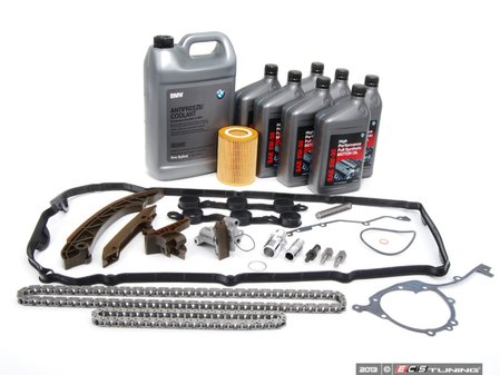 ES#2592861 - 11311432176KT2 - Timing Chain Kit - Everything needed to get the job done using genuine BMW components. Includes coolant, oil and a filter - Genuine BMW - BMW