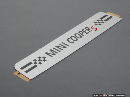 ES#2145249 - 51779800667 - Door Sill " Cooper S " - Front Left - Replace that scratch or damaged door sill - Genuine MINI - MINI