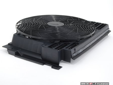 ES#2597787 - 64546921381 - E53 X5 Pusher Fan Assembly - Complete fan with assembly with housing and motor - Mahle-Behr - BMW