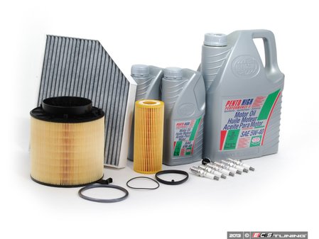 ES#2562225 - 06E115562AKT3 - 40k Service Kit - With ECS Magnetic Drain Plug - Includes everything you need to complete the factory 40k service - Assembled By ECS - Audi