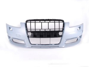 ES#391088 - 4F0807105LGRU - S6 Front Bumper Cover - Primer - Replace your damaged piece or upgrade your standard look - Genuine Volkswagen Audi - Audi