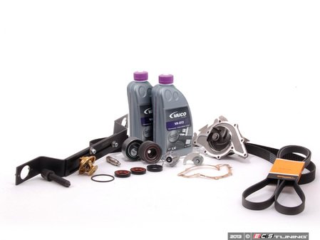 ES#7439 - 078198670 - Timing Belt Kit - Ultimate Plus With Cam Locking Tool - Our most complete timing belt kit with coolant - Assembled By ECS - Audi