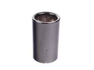 ES#2537204 - 18307610639 - Sport Line Black Chrome Exhaust Tip - Priced Each - Located on the tip of the muffler, two tips required - Genuine BMW - BMW