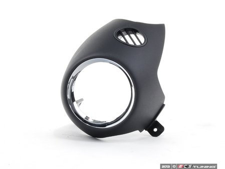 ES#116726 - 51452752799 - Dashboard Air Vent Cover Chrome Trim - Left - Mounts to the side of the dash near the door - Genuine MINI - MINI