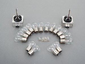 ES#2581943 - N10566101KT3 - Exterior Bulb Refresh Kit - Includes all headlight, tail light and side marker bulbs - Assembled By ECS - Audi