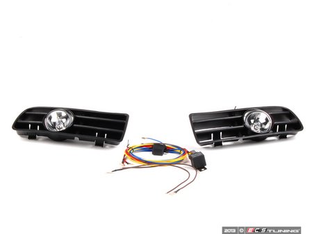 ES#10324 - 1j0998008 - Bumper Fog Light Kit - Without euro Switch - (NO LONGER AVAILABLE) - Increase your light output for added safety. - ECS - Volkswagen
