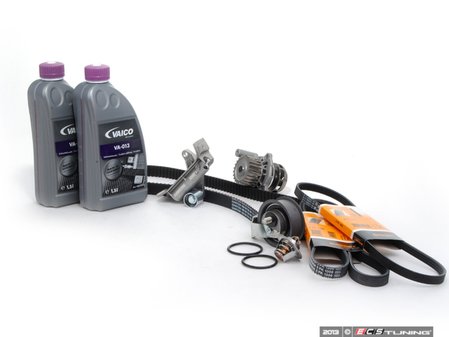 ES#5952 - AWMTBKV2EVWAF -  Timing Belt Kit - Ultimate Plus - Our most complete timing belt kit with coolant - Assembled By ECS - Audi