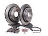 ES#240377 - ECSE393421-2 - Rear Brake Service Kit - Featuring ECS V5 Coated Rotors and ECS DD23 "Daily Driver" ceramic pads. - Assembled By ECS - BMW