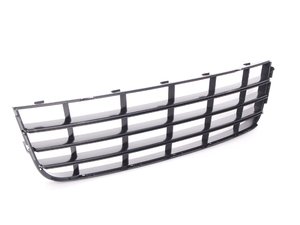 ES#323605 - 1Q08536779B9 - Lower Grille - Black with chrome accents - Genuine Volkswagen Audi - Volkswagen