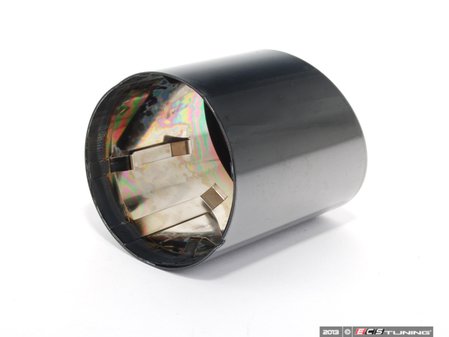 ES#40649 - 18307559999 - Black Chrome Exhaust Tip - Replacement exhaust tip - Genuine BMW - BMW