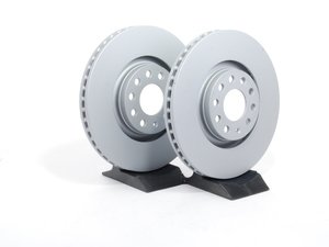 ES#2500642 - 8E0615301AD - Front Brake Rotors - Pair (321x30) - With "Coat Z" Anti-Corrision coating - Zimmermann - Audi