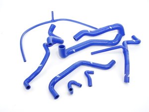 ES#2500935 - MMHOSEGLF95BL - Silicone Coolant Hose Kit - Blue - High quality replacement hose kit from Mishimoto - Mishimoto - 
