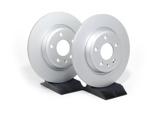 ES#2581153 - 8K0998601BKT2 - Rear Brake Rotors - Pair (300x12) - Featuring a protective Meyle Platinum coating. - Meyle - Audi
