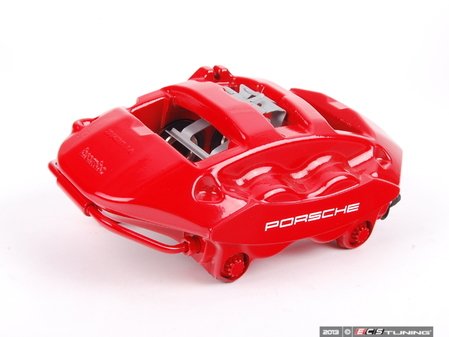 ES#1499397 - 99735242512 - Rear Brake Caliper - Red - Left side fitment - Genuine Porsche - Porsche