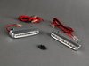 ES#1832853 - 80056 - LED Strip - 8 LED Version - Pair - (NO LONGER AVAILABLE) - Universal fit for most bumpers, compact & attractive - JOM - 
