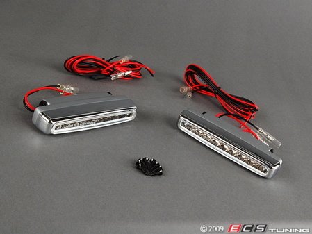 ES#1832853 - 80056 - LED Strip - 8 LED Version - Pair - (NO LONGER AVAILABLE) - Universal fit for most bumpers, compact & attractive - JOM - 