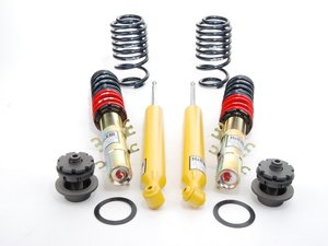 ES#5528 - rss1525-2 - RSS Club Sport Coilover Kit - Fixed Damping - Fine tune your appearance and handling with H&R's Premium Performance Coil Overs - H&R - Volkswagen