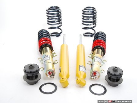 ES#5528 - rss1525-2 - RSS Club Sport Coilover Kit - Fixed Damping - Fine tune your appearance and handling with H&R's Premium Performance Coil Overs - H&R - Volkswagen