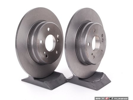 ES#2561826 - 2104231012 - Rear Brake Rotors - Pair - Solid Rotors - 290mm Diameter - Brembo - Mercedes Benz