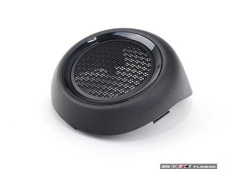 ES#98327 - 51412756570 - Upper Speaker Grille Cover With Black Chrome - Right Side - (NO LONGER AVAILABLE) - For black chrome line interior or upgrade - Genuine MINI - 