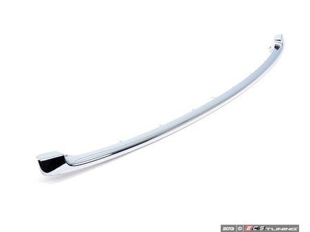 ES#253374 - 51117209904 - Lower Section Trim With Chrome - S/JCW  - Replace your stone chipped chrome on your MINI, For Stock Cooper S and JCW Aero bumper - Genuine MINI - MINI