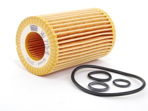 ES#2631385 - 0001802809 - Engine Oil Filter Kit - Includes all o-rings needed for installation - Mann - Mercedes Benz