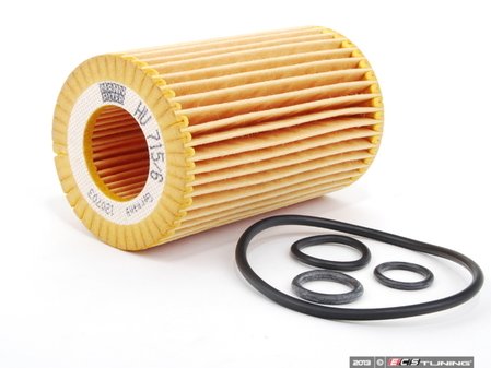 ES#2631385 - 0001802809 - Engine Oil Filter Kit - Includes all o-rings needed for installation - Mann - Mercedes Benz
