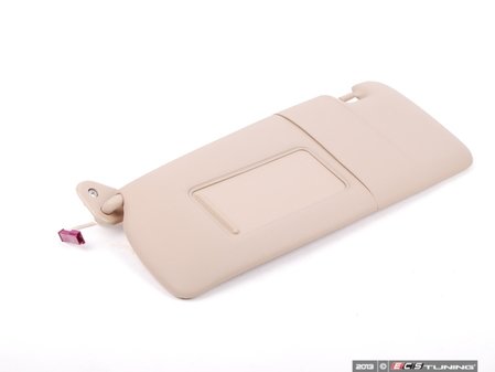 ES#87101 - 51168237645 - E46 Beige Sun Visor - Left - Made of vinyl - Genuine BMW - BMW