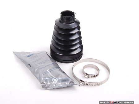 ES#2628319 - 1J0498201J -  Inner CV boot Kit - Priced Each - Complete boot kit, including grease and hardware. - GKN Drivetech - Audi Volkswagen