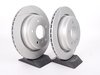 ES#2598350 - HB227F.630KT7 - Performance Rear Brake Service Kit - Featuring ECS GEOMET slotted rotors and Hawk HPS pads - Assembled By ECS - 