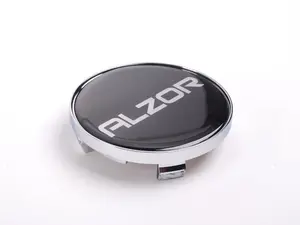 Center Cap - Black/Chrome - Priced Each 