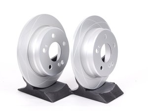 ES#2215150 - 2014231212 - Premium One Rear Brake Rotors - Pair - Replace your rotors for a great price  - ATE - Mercedes Benz