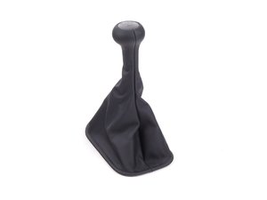 ES#1459023 - 964424075028YR - Shift Knob With Boot - Black - Leather with black shift pattern cap - Genuine Porsche - Porsche