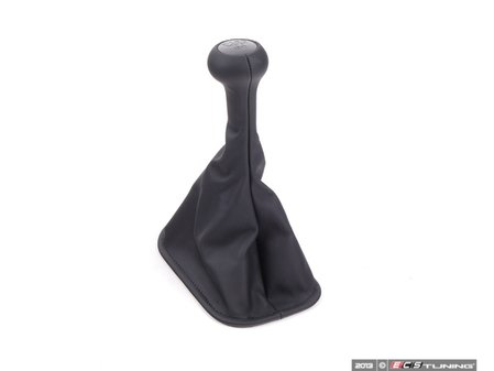 ES#1459023 - 964424075028YR - Shift Knob With Boot - Black - Leather with black shift pattern cap - Genuine Porsche - Porsche