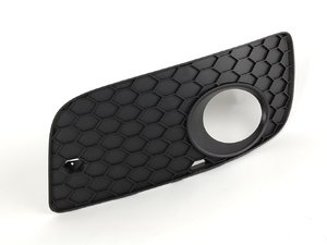 ES#6159 - 1K0853665S9B9 - Left Honeycomb Grille - With Fogs - Driver side honeycomb designed grille for vehicles with foglights - Genuine Volkswagen Audi - Volkswagen