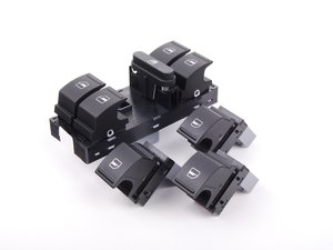 ES#2592850 - 1K4959857KT -   Window Switch Kit - Set of window switches for all four doors - Assembled By ECS - Volkswagen