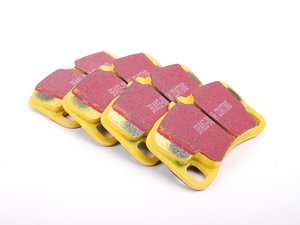ES#521025 - DP41930R - YellowStuff Performance Brake Pad Set - EBC's premium sport street pad that offers high friction levels and heat fade resistance - EBC - Porsche