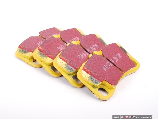 EBC Brakes Yellowstuff DP41930R Brake Pads - High Performance For Porsche Street & Track Use